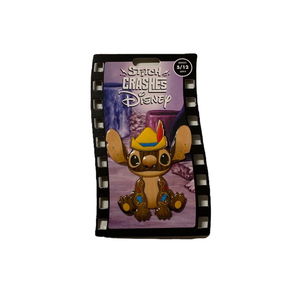 Stitch Crashes Disney Pin Pinocchio 5/12 Lilo & Stitch Jumbo Pin Experiment 626
